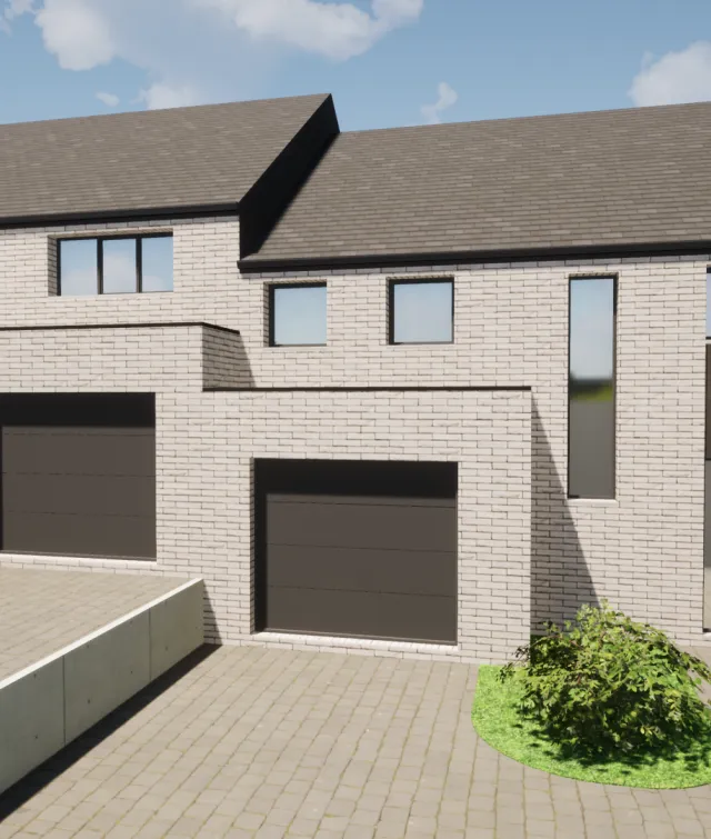 deux nouvelles constructions d'architecte - Graux Mettet 