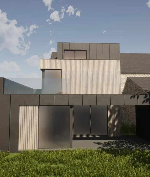 renovation grange- 2 logements - architecte